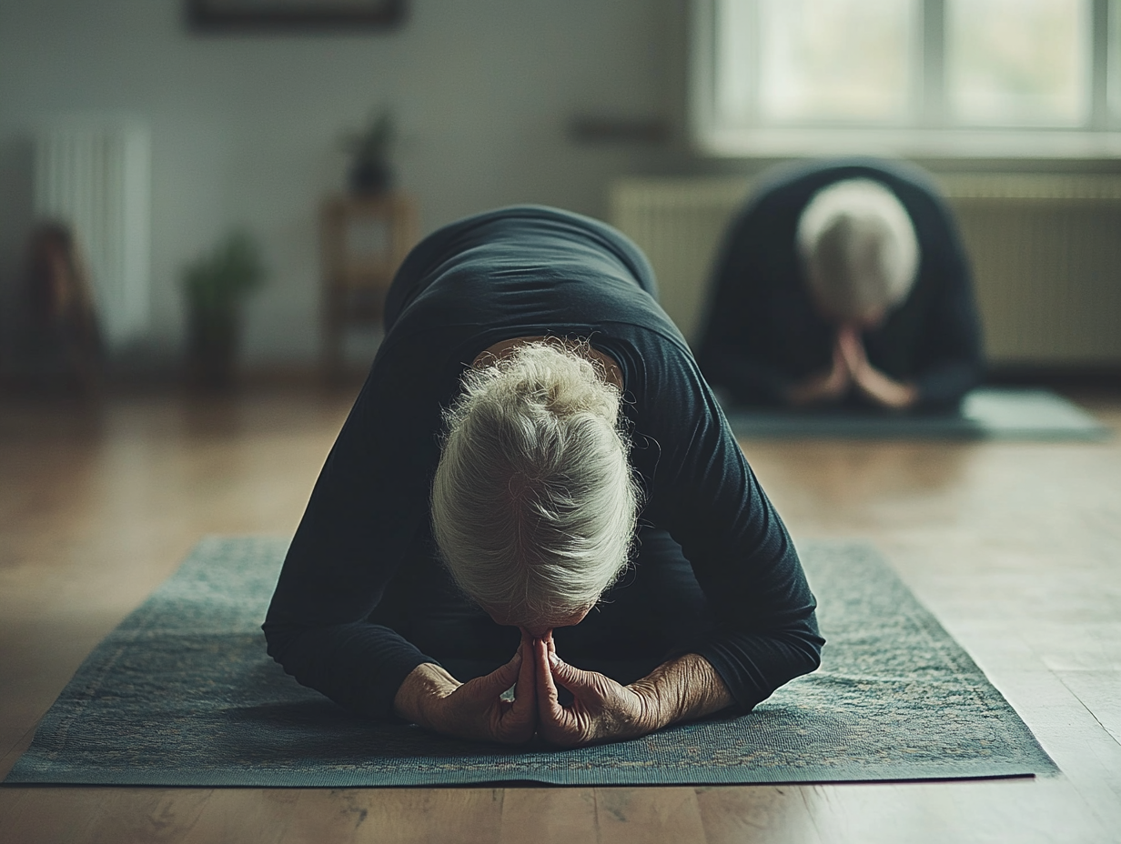 Демонстрація йоги для старшого віку